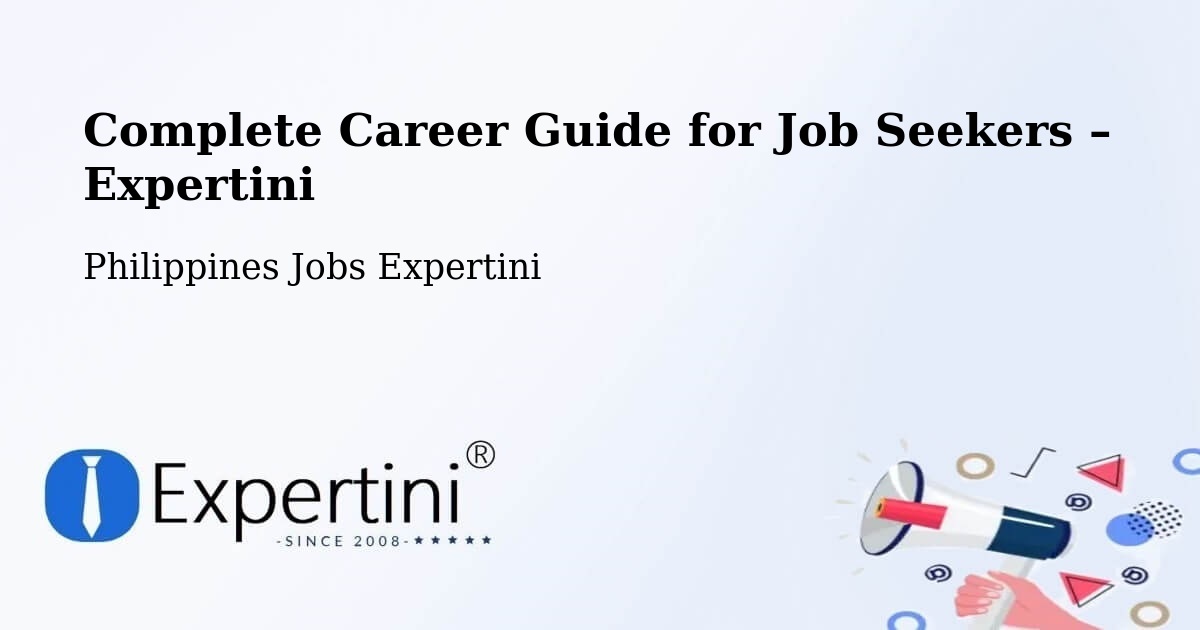 Career Guide for Job Seekers – Barayong - Barayong, Philippines Jobs Expertini