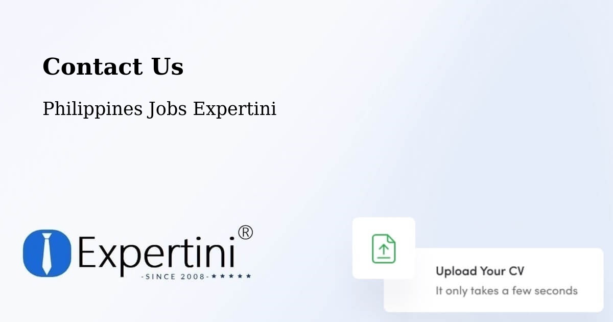 Contact Expertini – Barayong - Philippines Jobs Expertini
