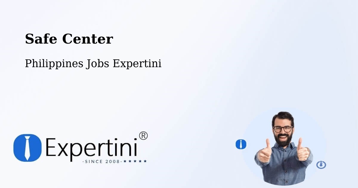 Safety Center – Barayong - Philippines Jobs Expertini